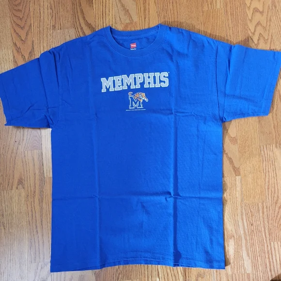 Memphis Tigers Blue T Shirt - Picture 1 of 3